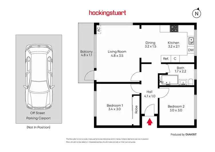 Floorplan of Homely apartment listing, 5/15 Kendall Street, Elwood VIC 3184