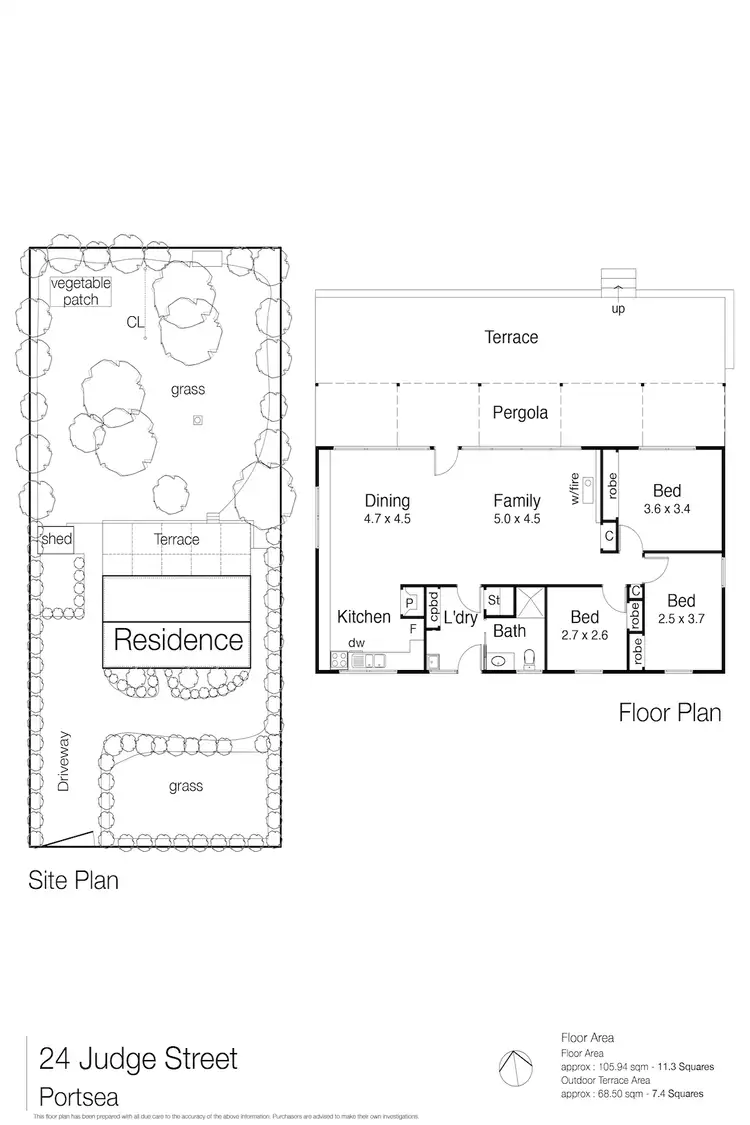 Floorplan of Homely house listing, 24 Judge Street, Portsea VIC 3944