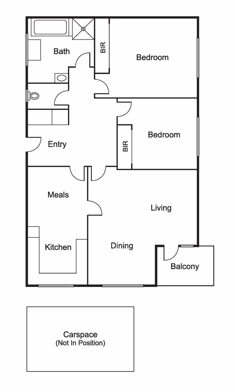 Floorplan of Homely apartment listing, 4/310 Inkerman Street, St Kilda East VIC 3183