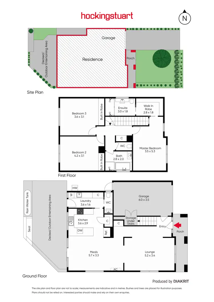 Floorplan of Homely townhouse listing, 4 Mitchell Street, Seaford VIC 3198