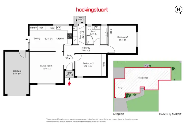 Floorplan of Homely unit listing, 5/26 Edinburgh Street, Clayton VIC 3168