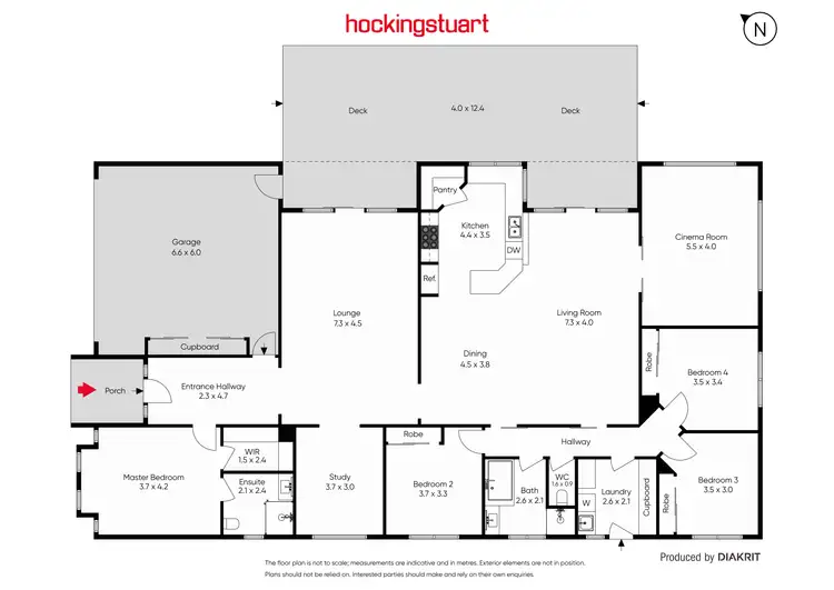 Floorplan of Homely house listing, 14 Rampling Way, Nerrina VIC 3350