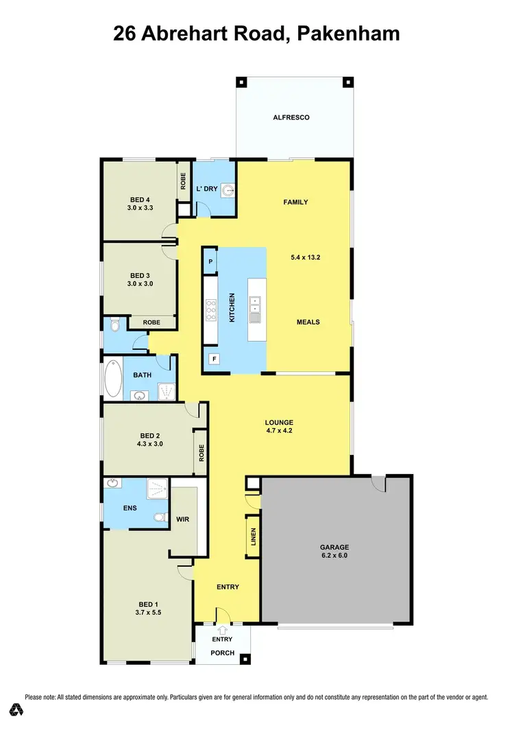 Floorplan of Homely house listing, 26 Abrehart Road, Pakenham VIC 3810