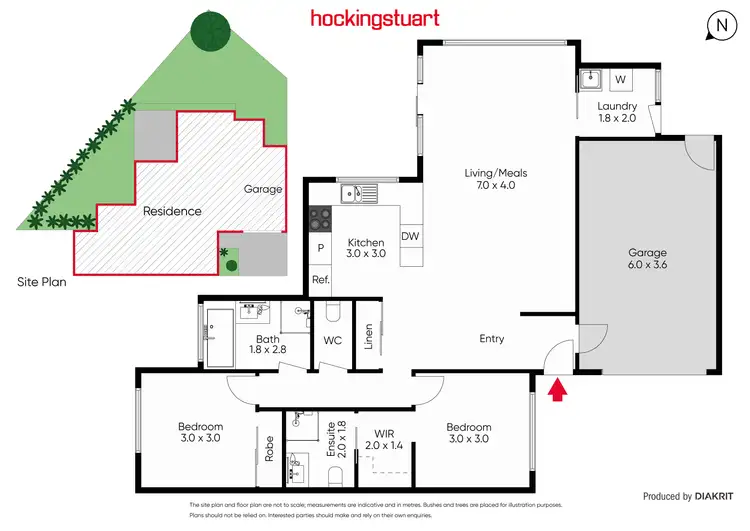 Floorplan of Homely unit listing, 3/17 Blackwood Drive, Melton South VIC 3338