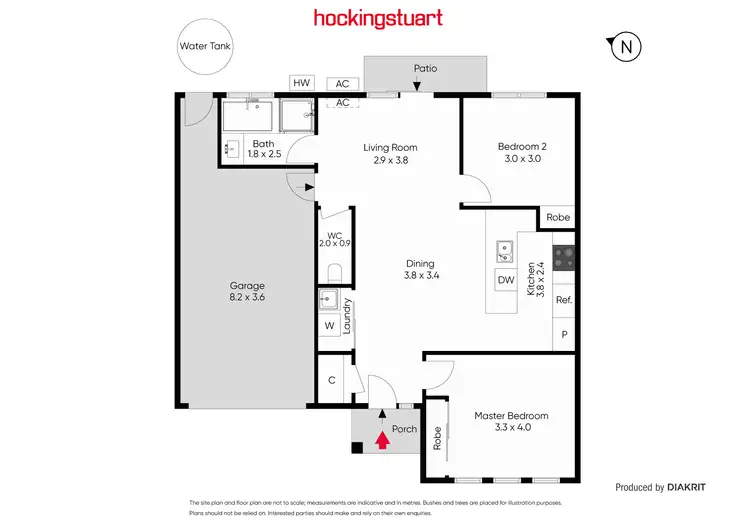 Floorplan of Homely townhouse listing, 3/314 Humffray Street North, Brown Hill VIC 3350