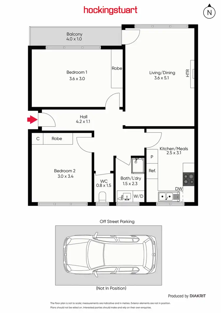 Floorplan of Homely apartment listing, 4/32 The Avenue, Prahran VIC 3181