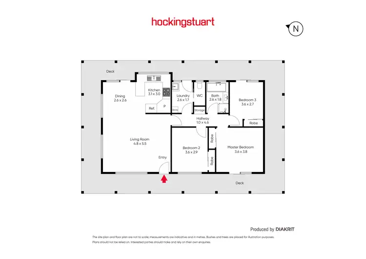 Floorplan of Homely house listing, 24 Morton Street, Glenlyon VIC 3461