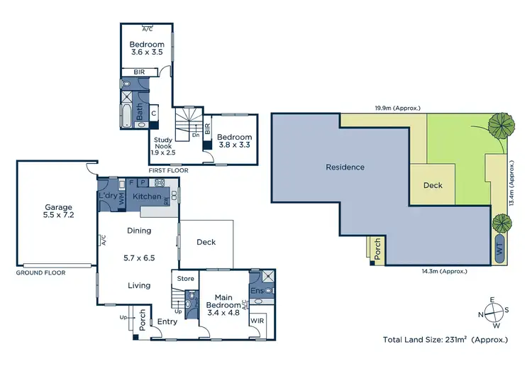 Floorplan of Homely townhouse listing, 3/10 Berry Road, Bayswater North VIC 3153