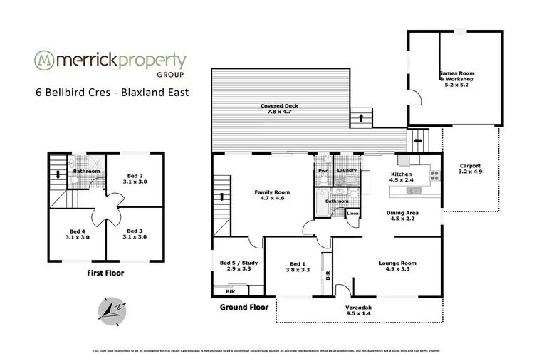 Floorplan of Homely house listing, 6 Bellbird Crescent, Blaxland NSW 2774