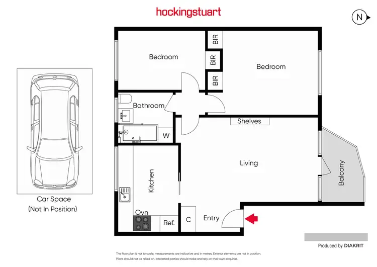 Floorplan of Homely apartment listing, 22/350 Dandenong Road, St Kilda East VIC 3183