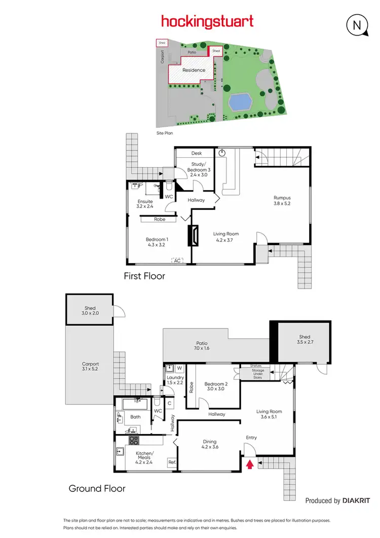 Floorplan of Homely house listing, 6 Prosper Parade, Glen Iris VIC 3146