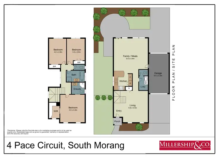 Floorplan of Homely house listing, 4 Pace Circuit, South Morang VIC 3752