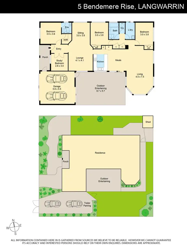 Floorplan of Homely land listing, 5 Bendemere Rise, Langwarrin VIC 3910