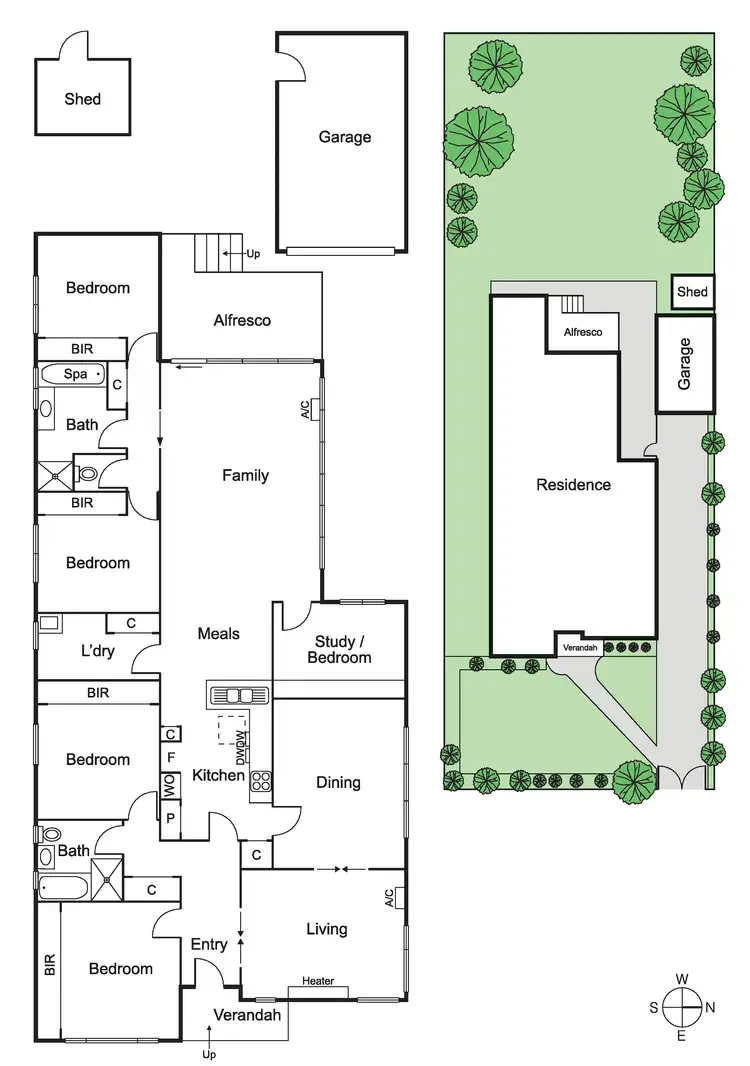 Floorplan of Homely house listing, 49 Wright Street, Mckinnon VIC 3204