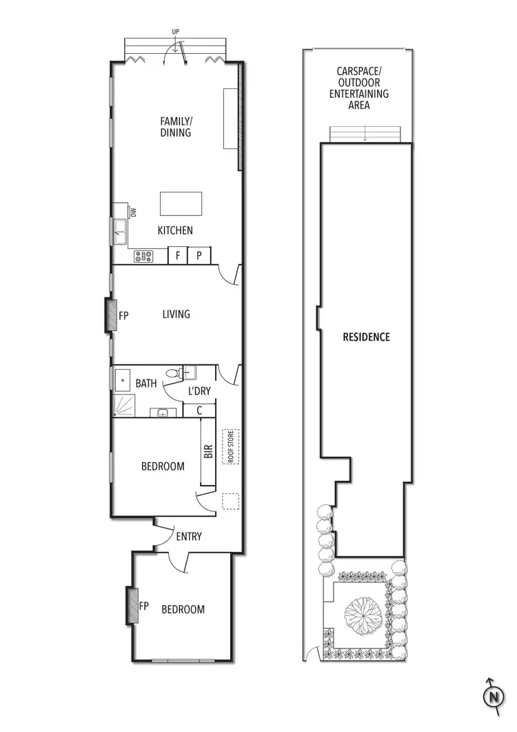 Floorplan of Homely house listing, 12 Oak Grove, St Kilda East VIC 3183