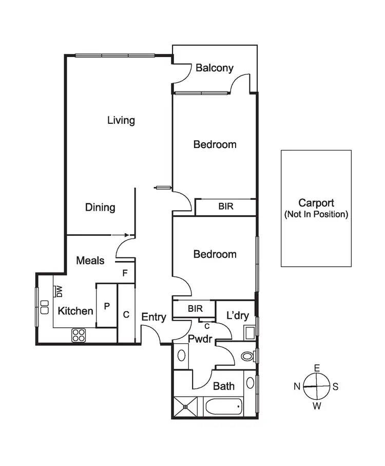 Floorplan of Homely apartment listing, 9/47 Denbigh Road, Armadale VIC 3143
