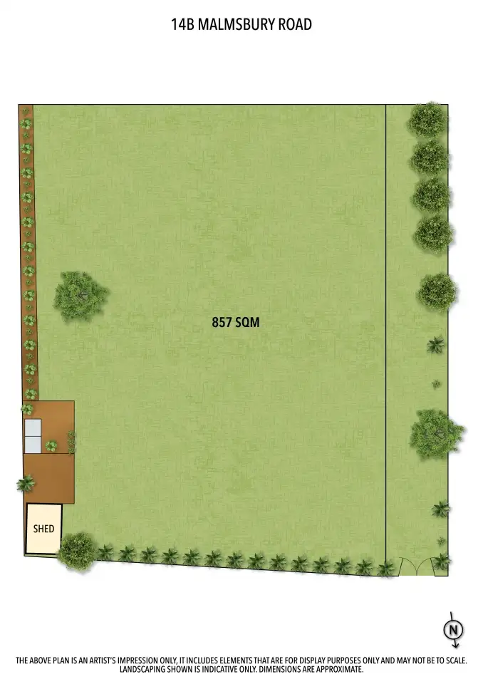 Floorplan of Homely land listing, 14B Malmsbury Road, Daylesford VIC 3460