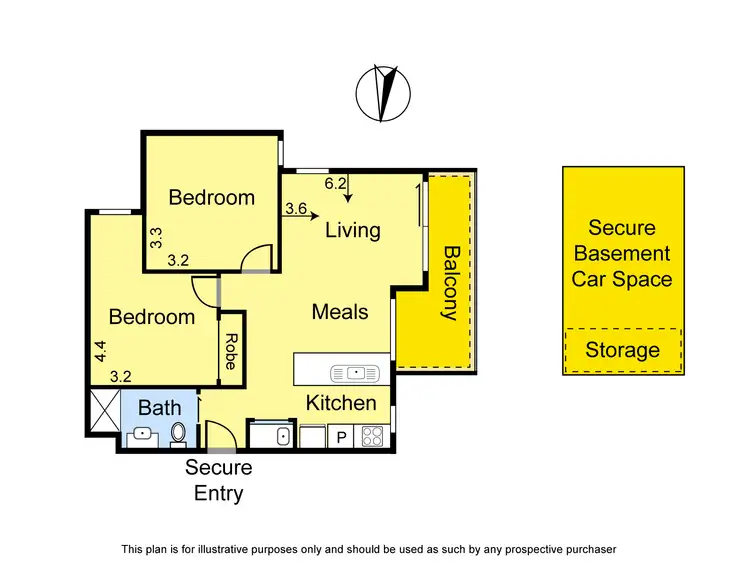 Floorplan of Homely apartment listing, 8/27 Diamond Boulevard, Greensborough VIC 3088