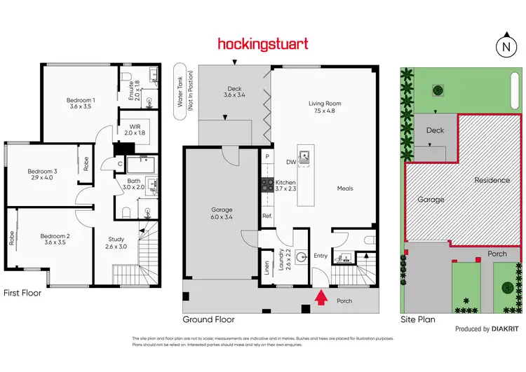Floorplan of Homely townhouse listing, 46A Cresser Street, Altona North VIC 3025