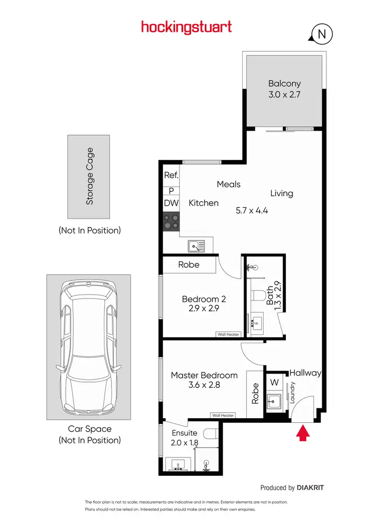 Floorplan of Homely apartment listing, 8/815 Centre Road, Bentleigh East VIC 3165