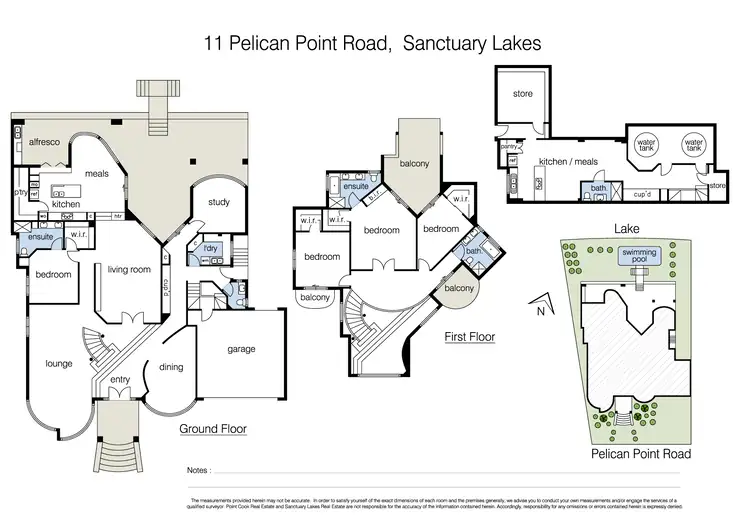 Floorplan of Homely house listing, 11 Pelican Point Road, Sanctuary Lakes VIC 3030