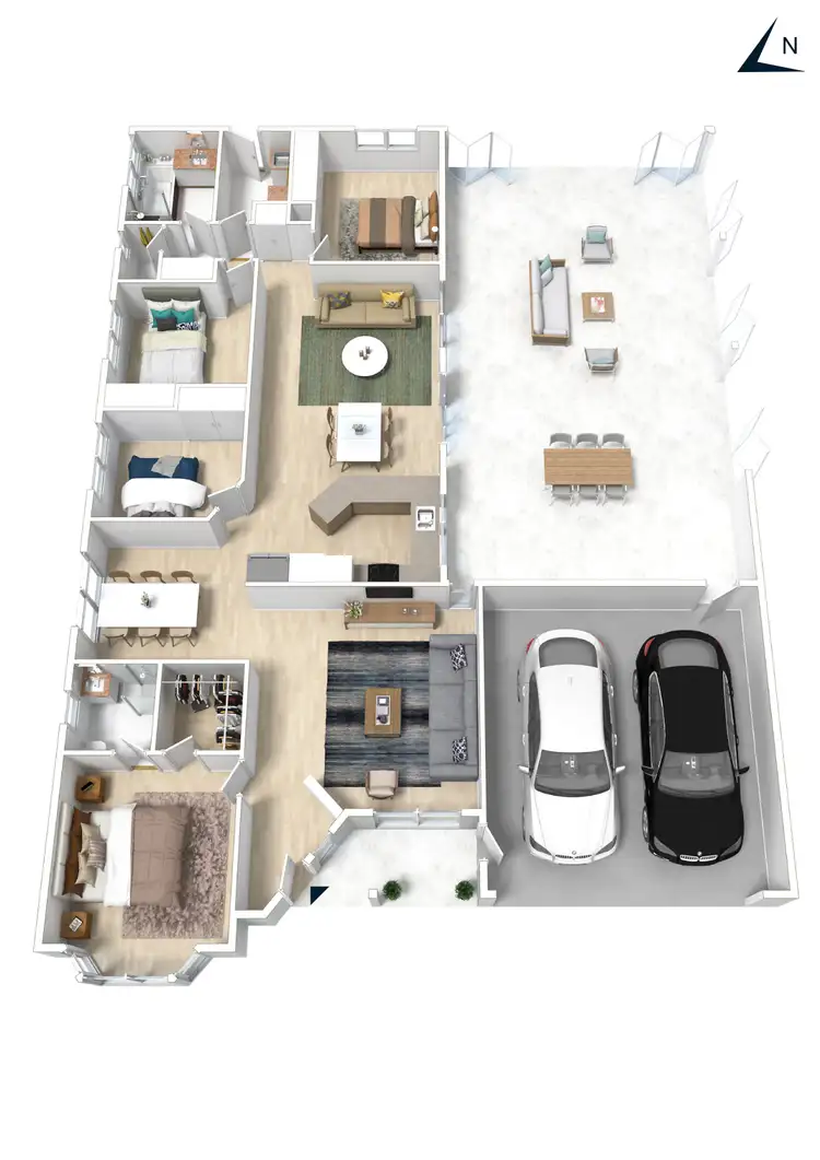Floorplan of Homely house listing, 15 Swallows Close, Mornington VIC 3931