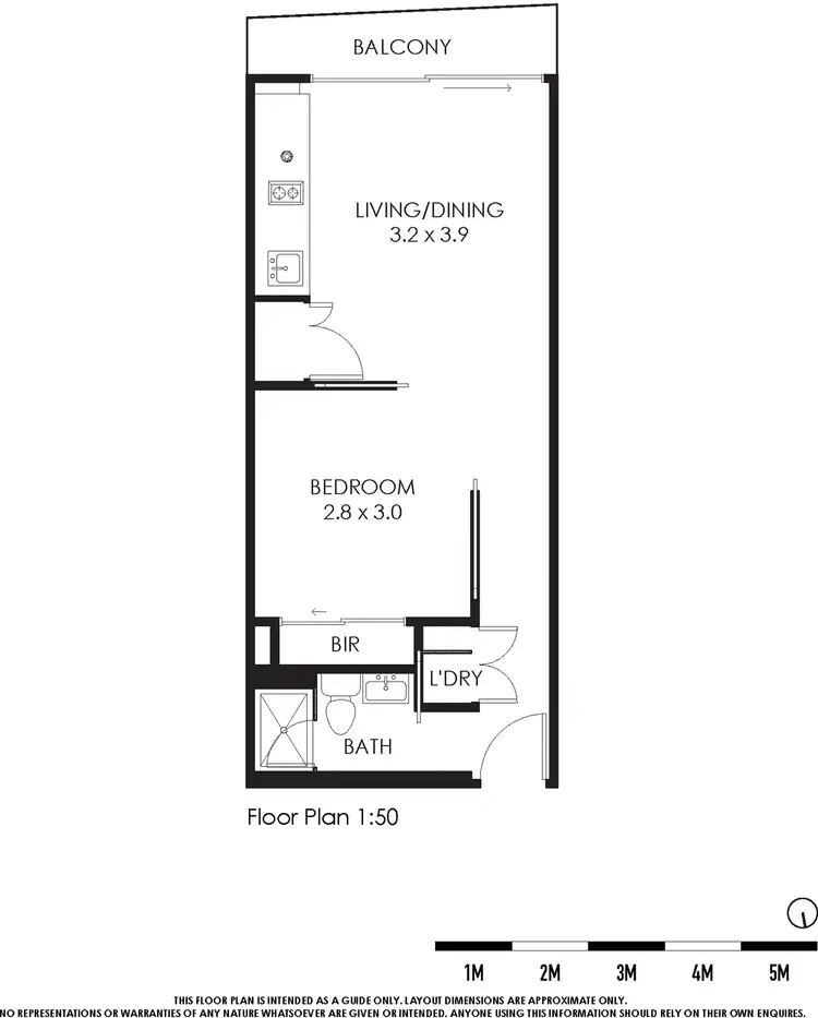 Floorplan of Homely apartment listing, 305P/3 Clara  Street, South Yarra VIC 3141
