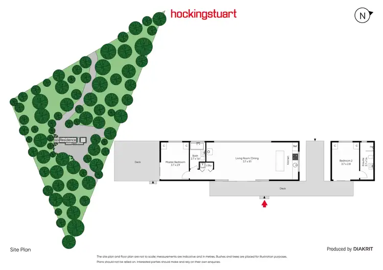 Floorplan of Homely house listing, 351 Daylesford Trentham Road, Daylesford VIC 3460