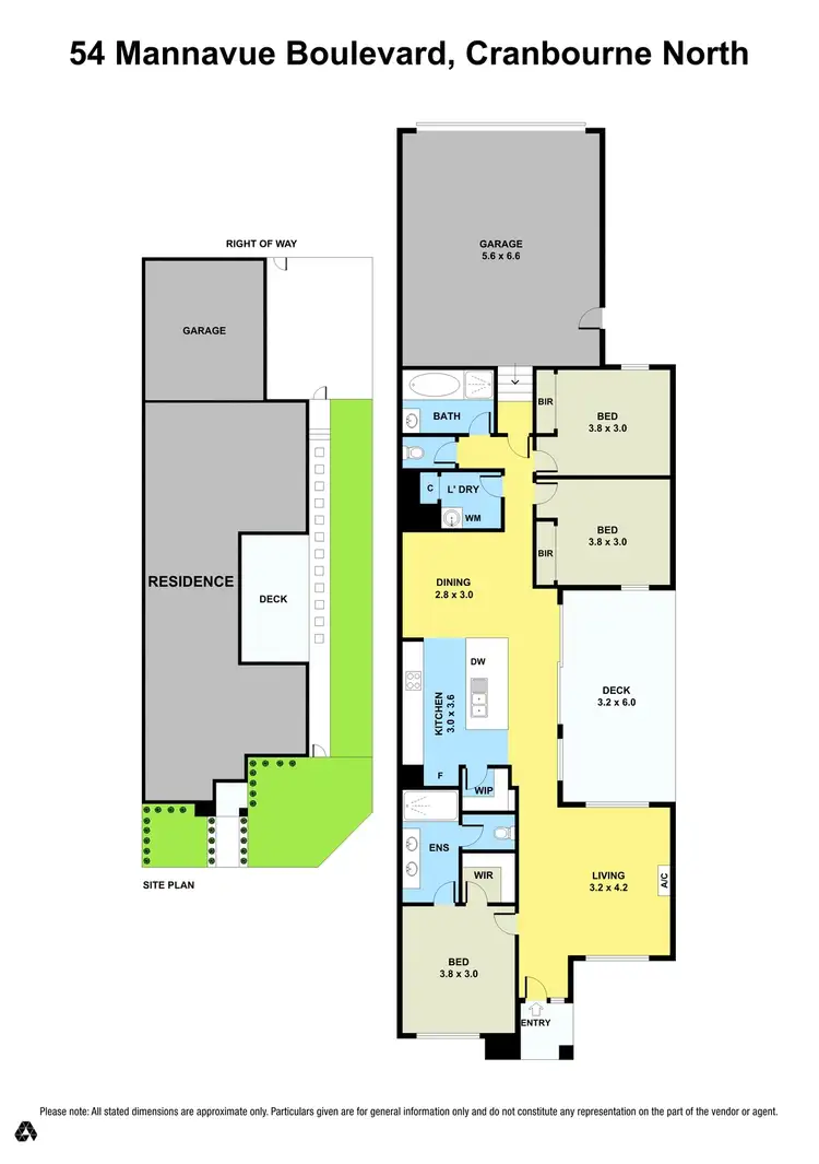 Floorplan of Homely house listing, 54 Mannavue Boulevard, Cranbourne North VIC 3977