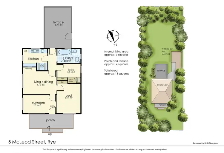Floorplan of Homely house listing, 5 Mcleod Street, Rye VIC 3941