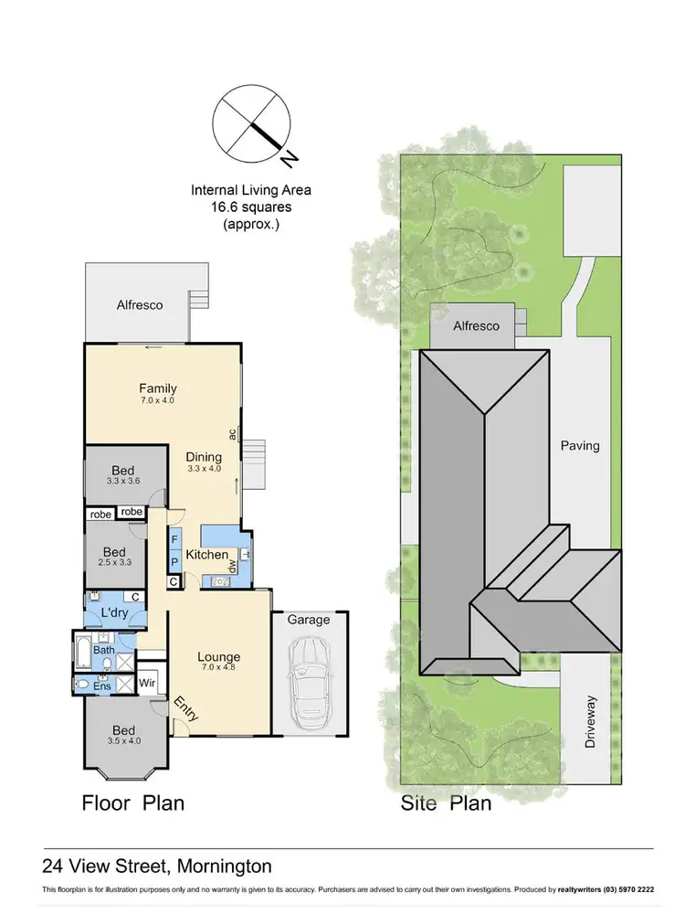 Floorplan of Homely house listing, 24 View Street, Mornington VIC 3931