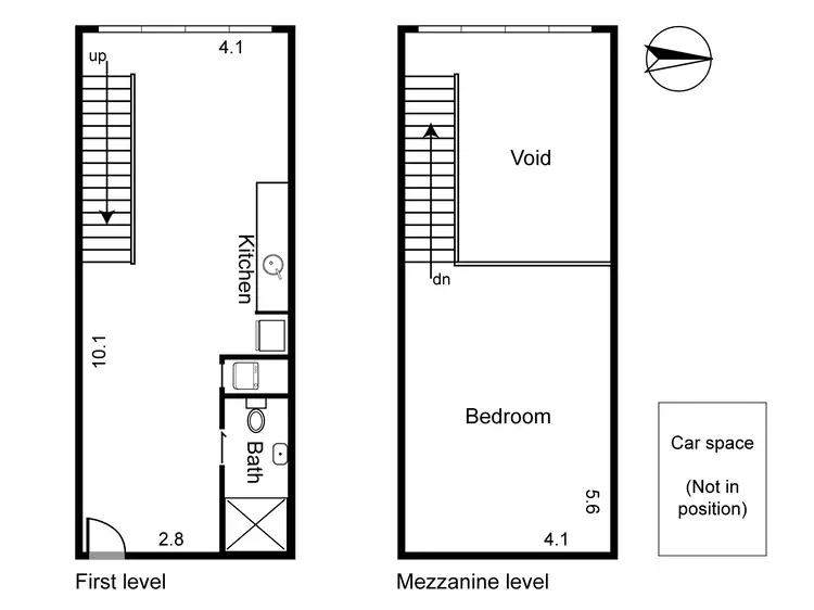 Floorplan of Homely warehouse listing, 4/7 Mayfield Street, Abbotsford VIC 3067