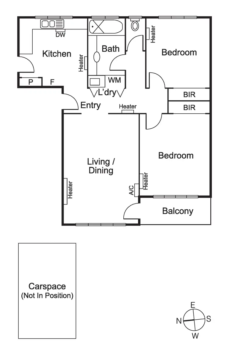 Floorplan of Homely apartment listing, 6/1A Lansdowne Road, St Kilda East VIC 3183