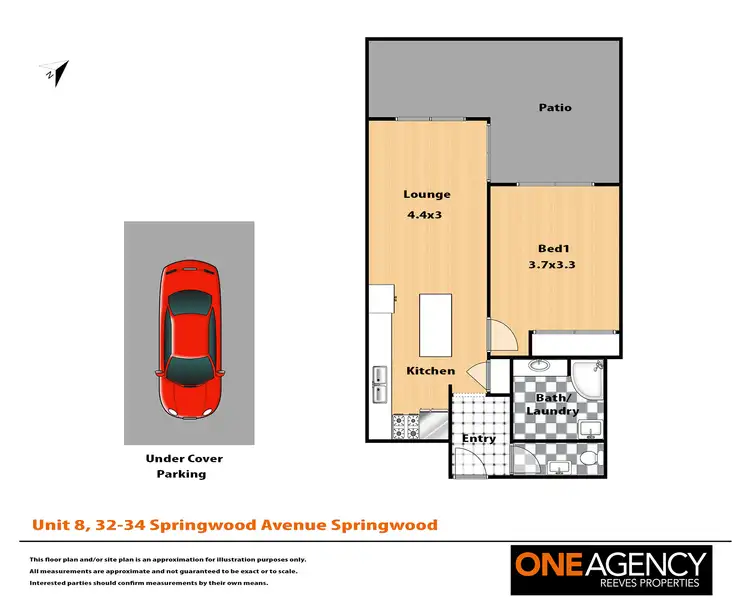 Floorplan of Homely unit listing, 8/32-34 Springwood Avenue, Springwood NSW 2777