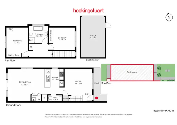 Floorplan of Homely townhouse listing, 2/13 Adelaide Street, Albion VIC 3020
