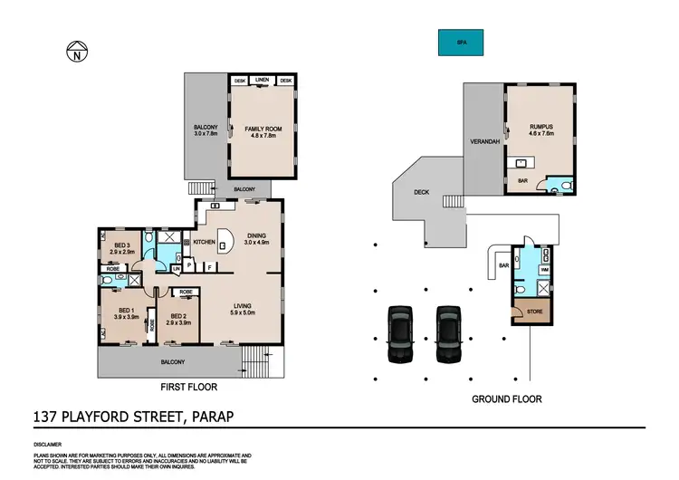 Floorplan of Homely house listing, 137 Playford Street, Parap NT 820