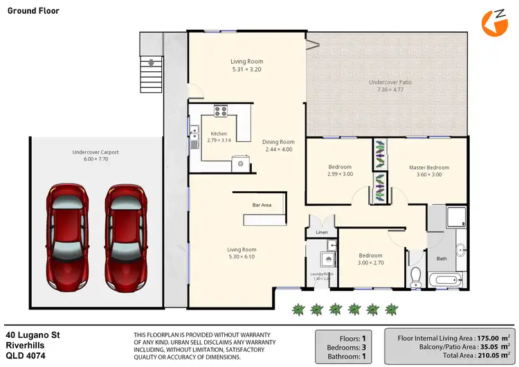 Floorplan of Homely house listing, 40 Lugano Street, Riverhills QLD 4074