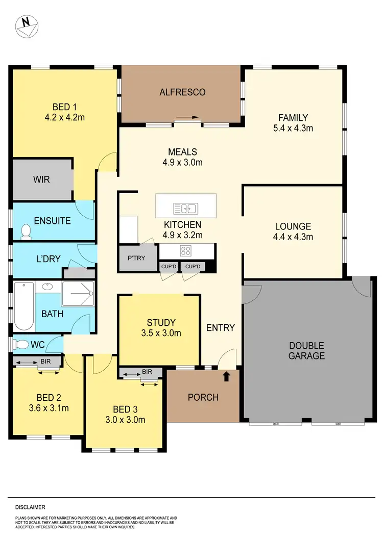 Floorplan of Homely house listing, 11 Stewart Street, Newington VIC 3350