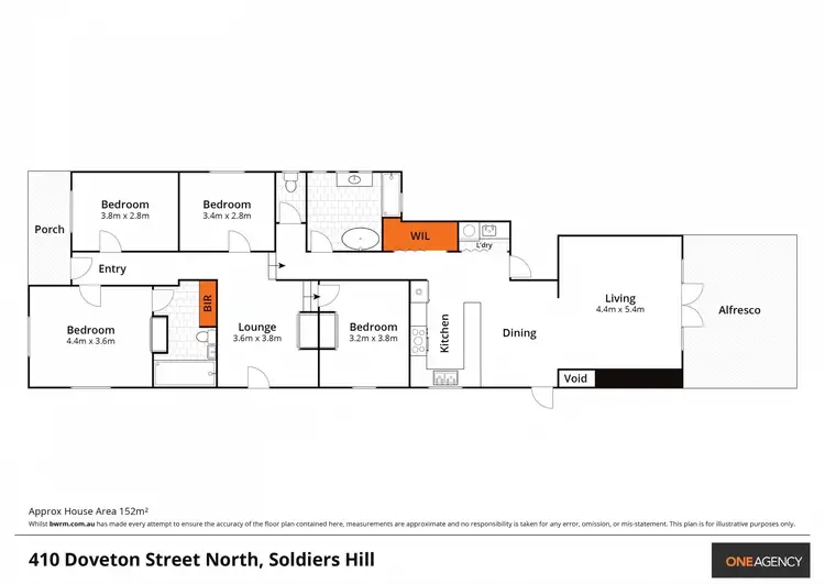 Floorplan of Homely house listing, 410 Doveton Street North, Soldiers Hill VIC 3350