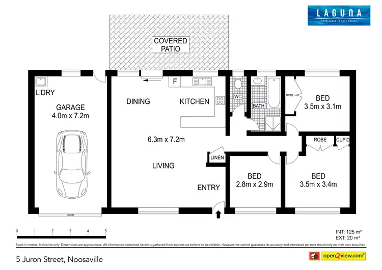 Floorplan of Homely house listing, 5 Juron Street, Noosaville QLD 4566