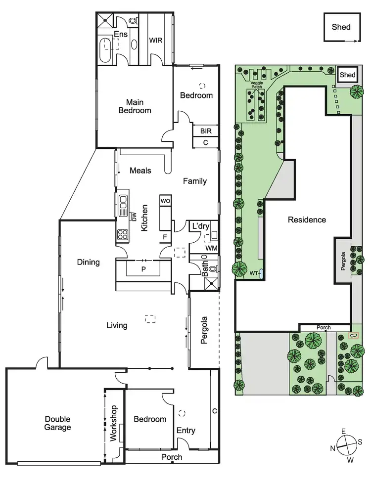 Floorplan of Homely house listing, 6 Rose Hill Avenue, Caulfield North VIC 3161