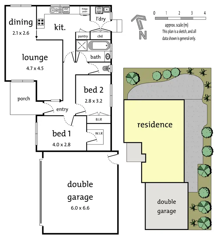 Floorplan of Homely unit listing, 3/57-59 George Street, Doncaster East VIC 3109