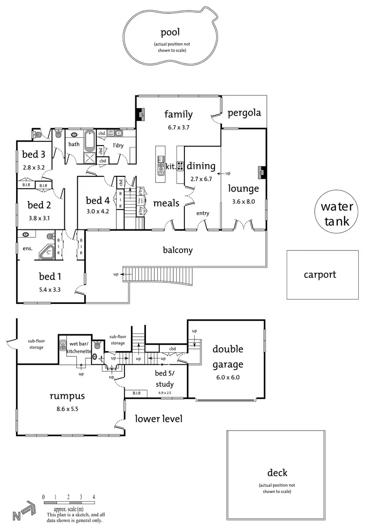 Floorplan of Homely house listing, 47-49 Richardson Road, Croydon North VIC 3136