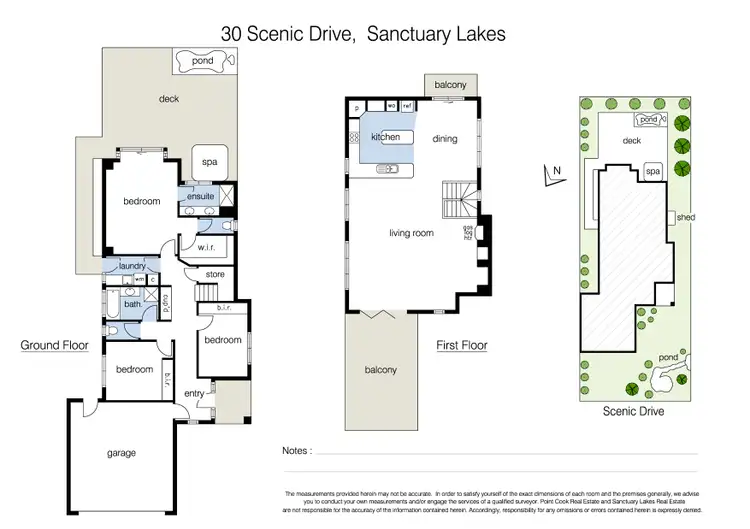 Floorplan of Homely house listing, 30 Scenic Drive, Sanctuary Lakes VIC 3030