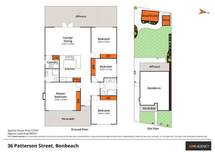 Floorplan of Homely house listing, 36 Patterson Street, Bonbeach VIC 3196
