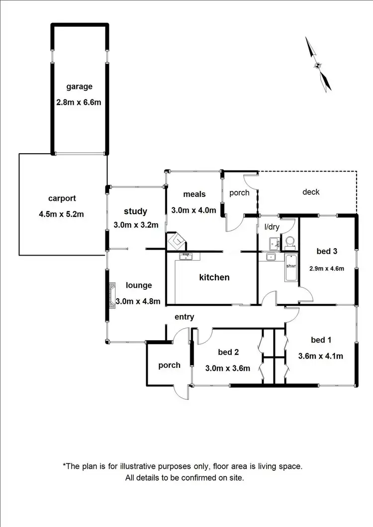 Floorplan of Homely house listing, 96 Settlement Road, Yarra Junction VIC 3797