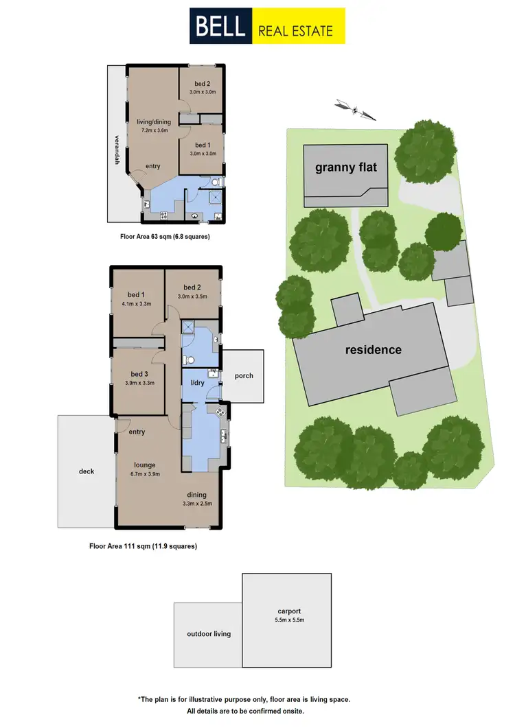 Floorplan of Homely house listing, 32 Stradbroke Road, Montrose VIC 3765