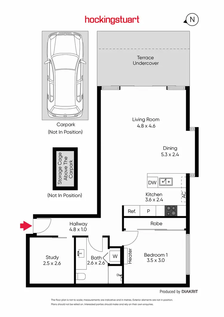 Floorplan of Homely apartment listing, 8/5 Warner Street, Malvern VIC 3144