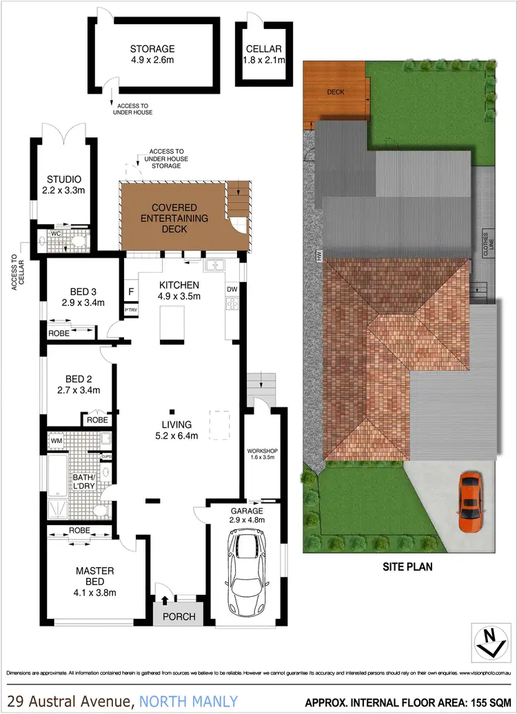 Floorplan of Homely house listing, 29 Austral Avenue, North Manly NSW 2100