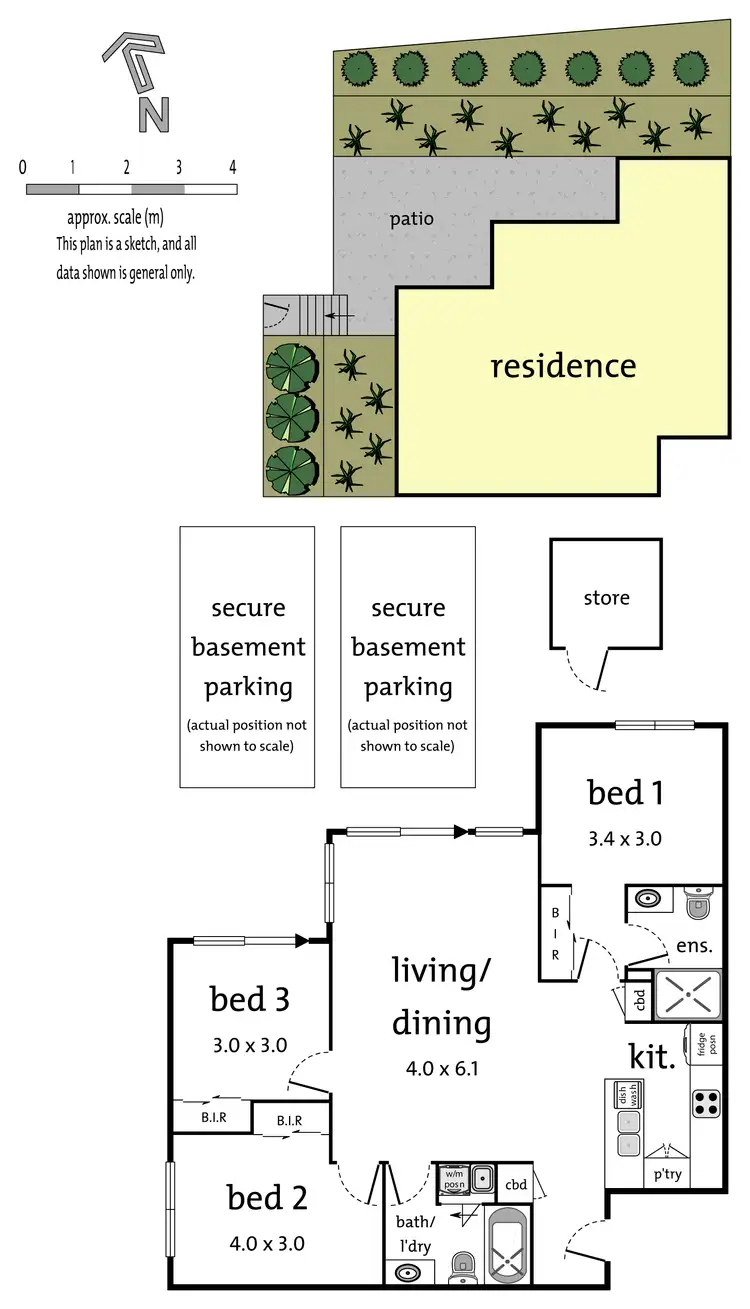 Floorplan of Homely apartment listing, 8/1 Pettys Lane, Doncaster VIC 3108
